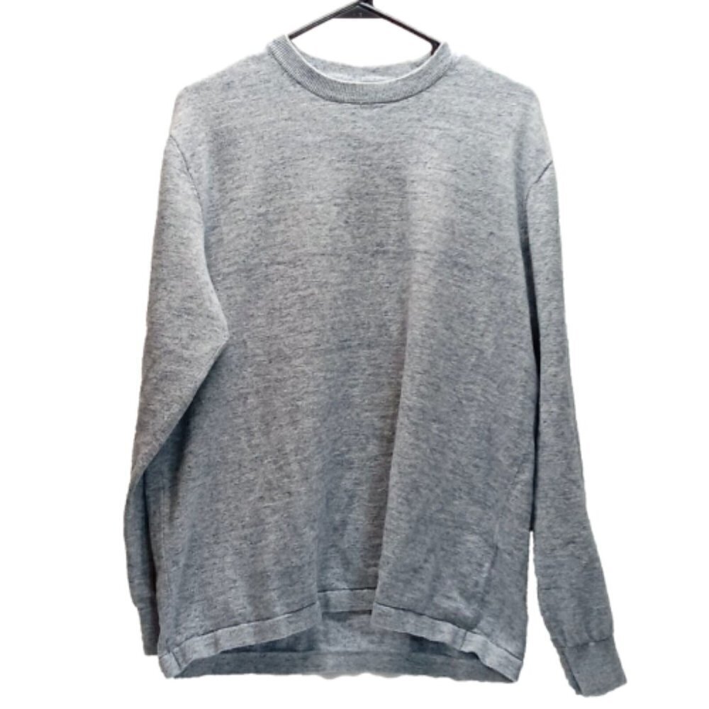 LOGG Label of Graded Goods H&M Sweater‎ Mens Blue Heather Knit Sweater Large